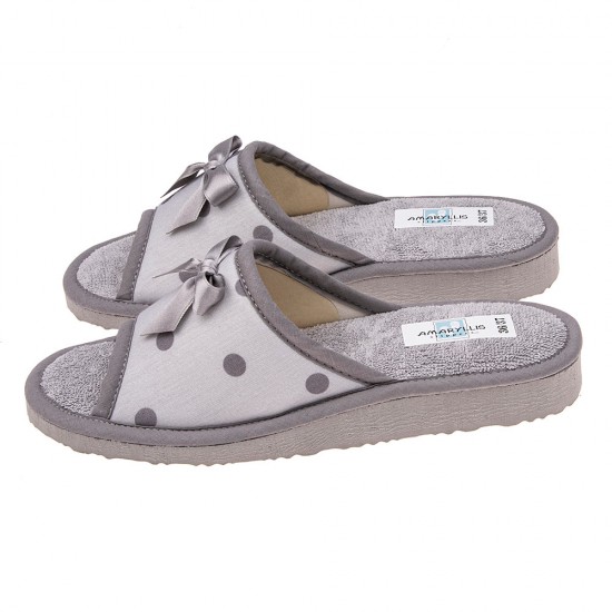 Amaryllis Slippers ΓΥΝΑΙΚΕΙΑ ΠΑΝΤΟΦΛΑ ΠΕΤΣΕΤΕ ΚΑΛΟΚΑΙΡΙΝΗ 7112-GREY