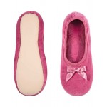 Amaryllis Slippers Γυναικεία Παντόφλα Μπαλαρίνα Βελουτέ Ροζ