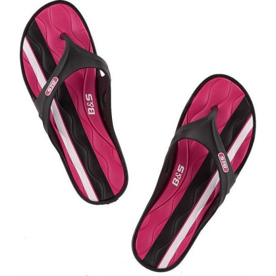 Bitter & Sweet Fuchsia Γυναικείες Σαγιονάρες Θαλάσσης  σε Μαύρο Χρώμα