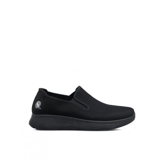 Canguro Ανδρικά Slip-On CA-1232 Sneaker Μαύρα 