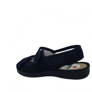 Ruizy Gallego - Γυναικείο Ανατομικό Υφασμάτινο Πέδιλο με Velcro Μπλε