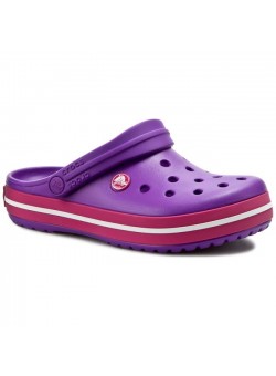Crocs Παιδικά Σαμπό Θαλάσσης για Κορίτσι Crocband Purple