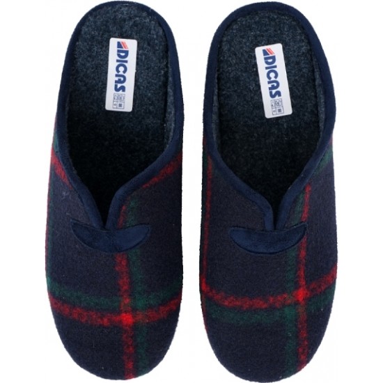 Dicas 504329M Χειμερινές Ανδρικές Παντόφλες Μπλε