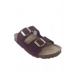 Flivver Γυναικεία Δερμάτινα Ανατομικά Σανδάλια  Μωβ