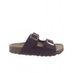 Flivver Γυναικεία Δερμάτινα Ανατομικά Σανδάλια  Μωβ