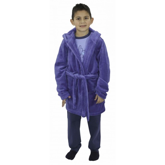 Galaxy Παιδική Fleece Χειμερινή Ρόμπα για Αγόρι 853-21 Ρουά