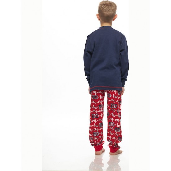 Galaxy Παιδική Χειμερινή Βαμβακερή Πυτζάμα Μπλε