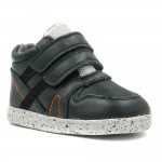 HAPPY BEE Δερμάτινα Μποτάκια για Αγόρι -B184994 -Μαύρο