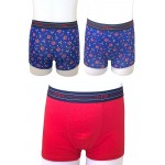 IDER 2-PACK ΑΓΟΡΙΣΤΙΚΟ BOXER ΒΑΜΒΑΚΕΡΟ ΜΕ ΕΞΩΤΕΡΙΚΟ ΛΑΣΤΙΧΟ ΚΑΙ ΣΧΕΔΙΟ ΒΡΕΤΑΝΙΚΑ ΛΕΩΦΟΡΕΙΑ ΚΑΙ ΜΟΝΟΧΡΩΜΟ 