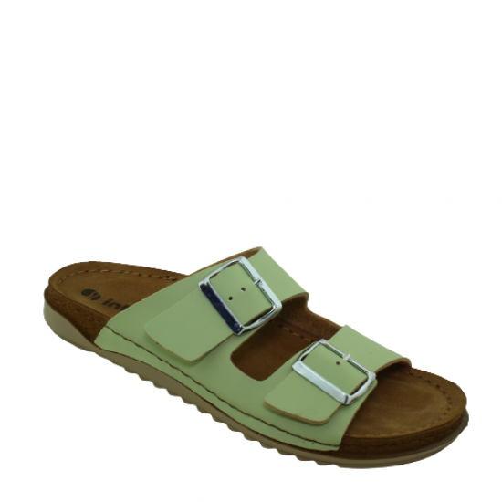 Inblu Καλοκαιρινές Γυναικείες Πλατφόρμες Στυλ Παντόφλες σε Χρώμα Πράσινο, Λευκό, Μπλε, Σιέλ, Κίτρινο