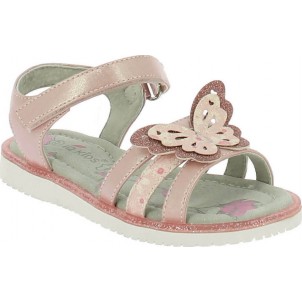 IQ KIDS Shoes Παιδικά Πέδιλα Zinnia 150 με Χρατς για Κορίτσι Ροζ