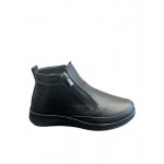 MANLISA  - ΓΥΝΑΙΚΕΙΟ ΔΕΡΜΑΤΙΝΟ ΑΝΑΤΟΜΙΚΟ ΑΕΡΟΣΟΛΟ ΜΠΟΤΑΚΙ MANLISA ΜΑΥΡΟ