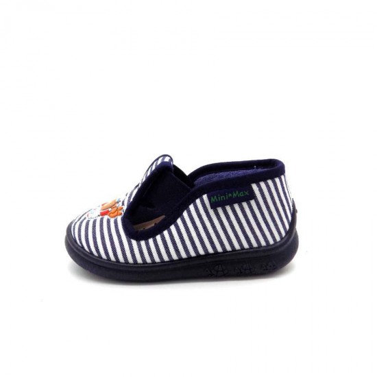 Mini Max Παιδικές Παντόφλες Ανατομικές για Αγόρι Navy Μπλε Collsegiale