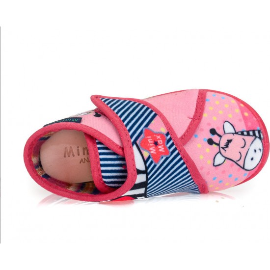 Mini Max Παιδικές Παντόφλες Μποτάκια Ανατομικές για Κορίτσι Ροζ VG-Cam