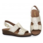 Mini Max Δερμάτινα Ανατομικά Πέδιλα 15020-CHAMPAGNE