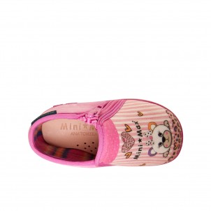 Mini Max Παιδικές Παντόφλες Μποτάκια Ανατομικές για Κορίτσι Φούξια G TAMY ROZ