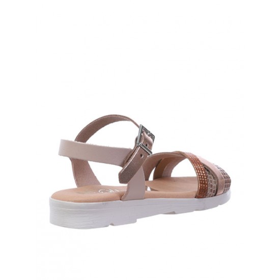 Oh! My Sandals Παιδικά Πέδιλα  - Μπρονζέ  Χαλκός 
