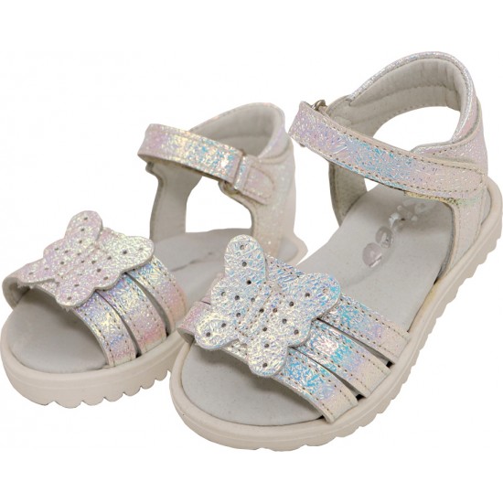 Ricco δερμάτινo ανατομικό παιδικό πέδιλο iris