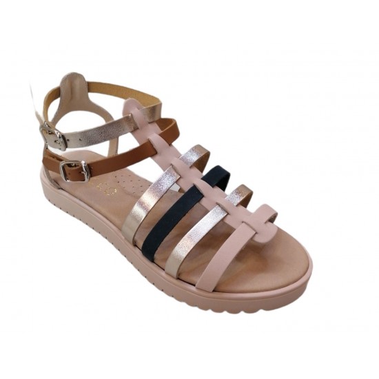 Ricco Δερμάτινα πέδιλα ανατομικά  T-30119-N1