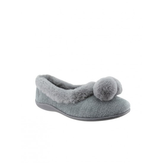 Sabino Χειμερινές Πυναικείες Παντόφλες Γκρι