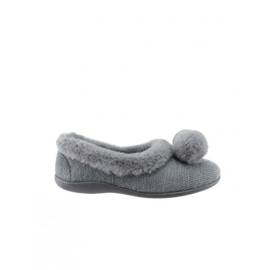 Sabino Χειμερινές Πυναικείες Παντόφλες Γκρι