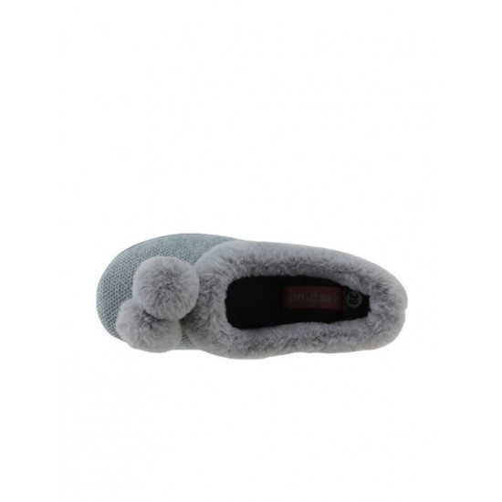 Sabino Χειμερινές Πυναικείες Παντόφλες Γκρι