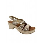 Tatoo Καλοκαιρινά Γυναικεία Δερμάτινα Ανατομικά Πέδιλα  Μπεζ