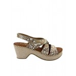 Tatoo Καλοκαιρινά Γυναικεία Δερμάτινα Ανατομικά Πέδιλα  Μπεζ