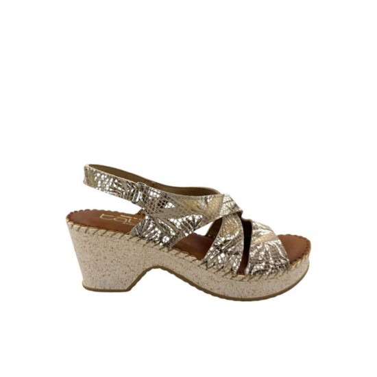 Tatoo Καλοκαιρινά Γυναικεία Δερμάτινα Ανατομικά Πέδιλα  Μπεζ