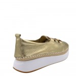 Tatoo Γυναικεία Ανατομικά Sneakers Slip- On σε  Χρώμα Χρυσό