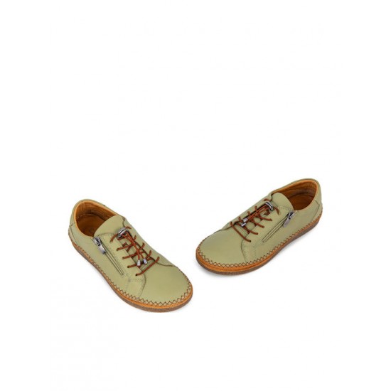 Tatoo Γυναικεία Ανατομικά Sneakers Slip- On σε  Χρώμα Πράσινο Λαδί