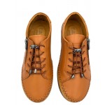 Tatoo Γυναικεία Ανατομικά Sneakers Slip- On σε  Χρώμα Ταμπά