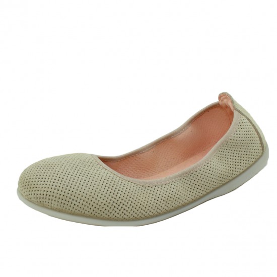 Xiquets - Γυναικείο  Παπούτσι Μπαλαρίνα comfort  71201-88 Μπεζ-Γαλάζιο