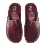 Camellot anatomic - Ανδρικές δερμάτινες παντόφλες 