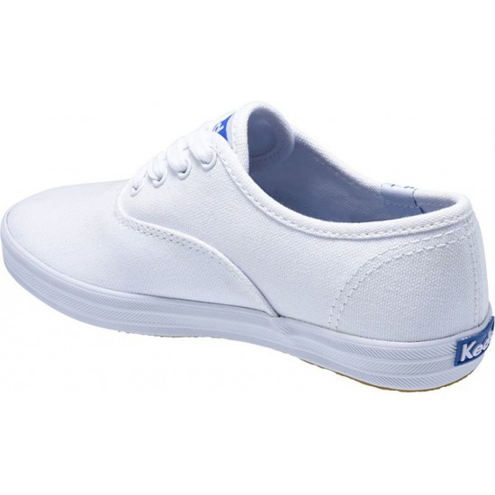 KEDS CHAMPION ΠΑΙΔΙΚΑ ΥΦΑΣΜΑΤΙΝΑ  SNEAKERS KT31577F ΛΕΥΚΑ
