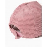 Zippy κοτλέ καπέλο ροζ για κορίτσια 